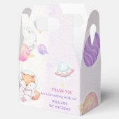 Space Astronaut Birthday Party Fevor Box Geschenkschachtel (Geöffnet)