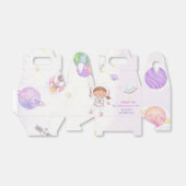 Space Astronaut Birthday Party Fevor Box Geschenkschachtel (Ungefaltet)