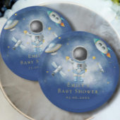 Space Astronaut Boy Raketen ufo stars Baby Dusche Pappteller