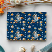 Space Astronaut Cat Blast Off 1st Birthday Photo Einladung