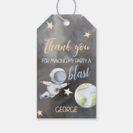 Space Astronaut Geburtstag Danke Tag Geschenkanhänger