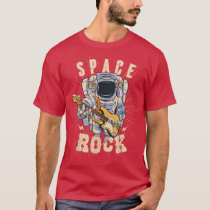 Space Astronaut Gitarrenastronomie Electric T-Shirt