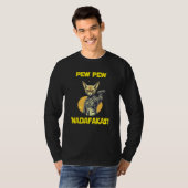 Space Astronaut Pew Madafakas Abyssinian Cat 1 T-Shirt (Vorne ganz)