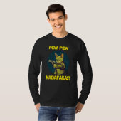 Space Astronaut Pew Madafakas Burmese Cat T-Shirt (Vorne ganz)