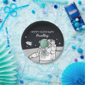 SPACE ASTRONAUT ROCKET GEBURTSTAGSPARTEI PAPPTELLER (Party)