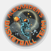 Space Astronaut Slamdunk Cool Kids Spaß Basketball