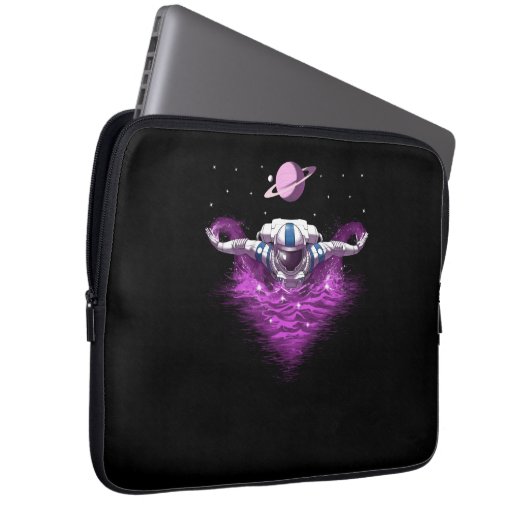 Space Astronaut Swimmer Laptopschutzhülle (Vorne Rechts)