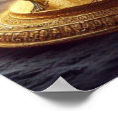 Space Außerirdischen 8 Mannband, Musikinstrumente  Poster (Ecke)