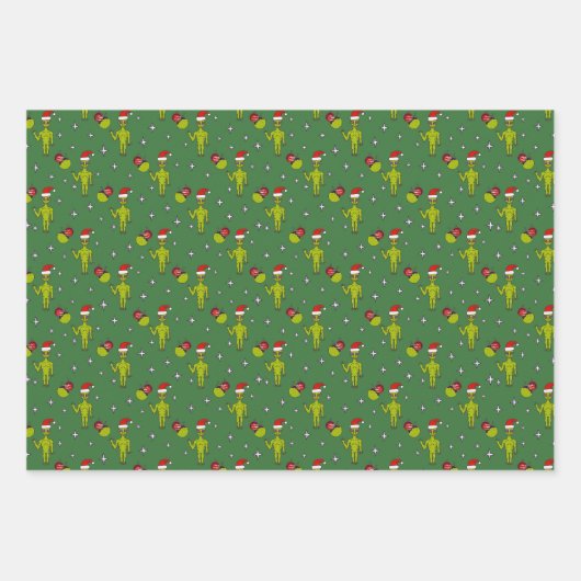 Space Außerirdischen SciFi Gemustertes Sortiment Geschenkpapier Set (Vorderseite 3)