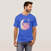 Space Axolotl Kawaii Pastel Goth | Japan Anime Com T-Shirt (Vorne ganz)