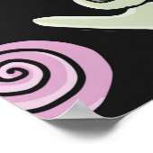 Space Background. Planets of the solar system. Roc Poster (Ecke)