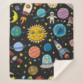 Space Background. Planets of the solar system. Roc Sherpadecke (Vorderseite)