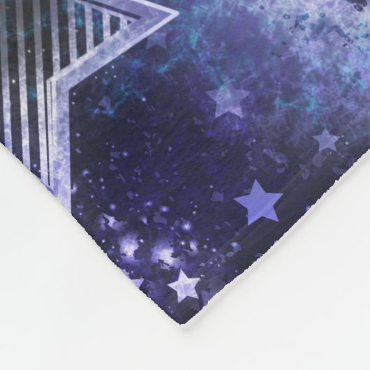 Space Background with Stars Fleecedecke (Ecke)