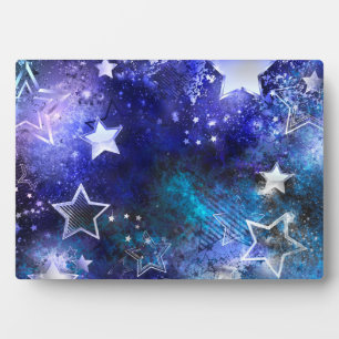 Space Background with Stars Fotoplatte