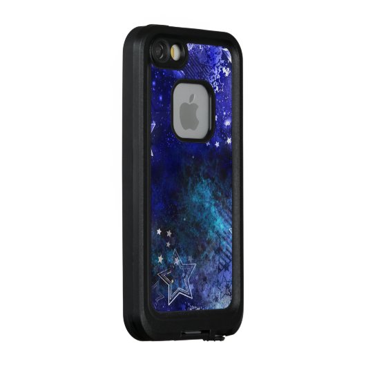 Space Background with Stars LifeProof iPhone Hülle (Hinten/Rechts)