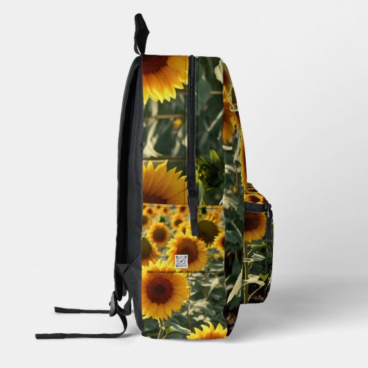 Space Backpack von James Michael Miller Bedruckter Rucksack (Links)