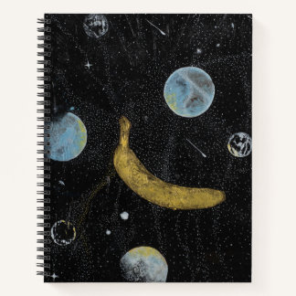 Space Banana-Notebook Notizblock