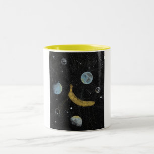 Space Banana Zweifarbige Tasse