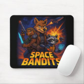 Space Bandits Funny Crew Mousepad (Mit Mouse)