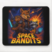 Space Bandits Funny Crew Mousepad (Vorne)