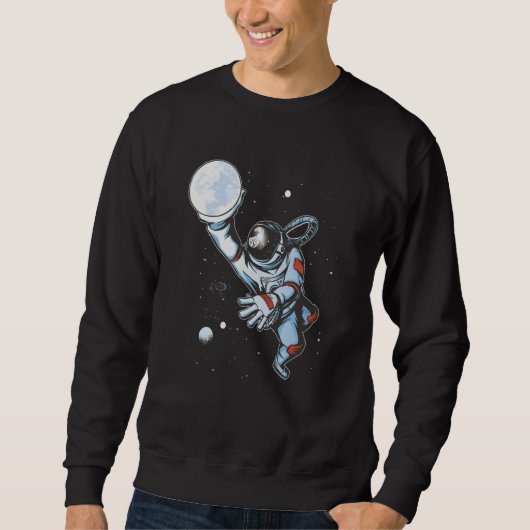 Space Basketball Astronaut Sweatshirt (Vorderseite)