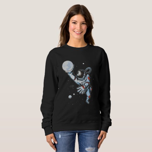 Space Basketball Astronaut Sweatshirt (Vorne ganz)