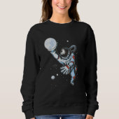 Space Basketball Astronaut Sweatshirt (Vorderseite)
