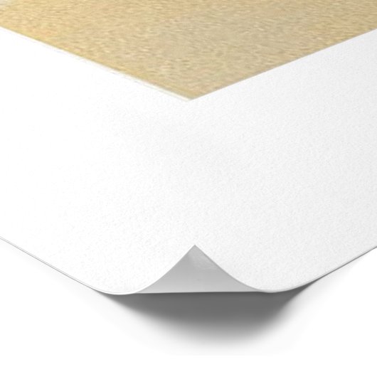 Space Beach Poster (Ecke)