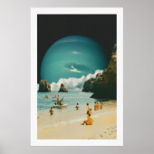 Space Beach Poster (Vorne)