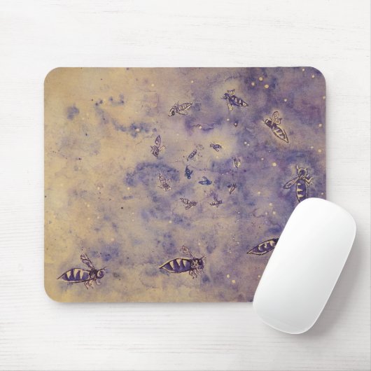 Space Bees Mousepad (Mit Mouse)