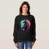 Space Belgian Malinois Dog Mom Dad Belgian Malinoi Sweatshirt (Vorne ganz)
