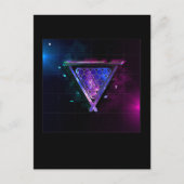 Space Billard Player Pool 8 Ball Postkarte (Vorderseite)