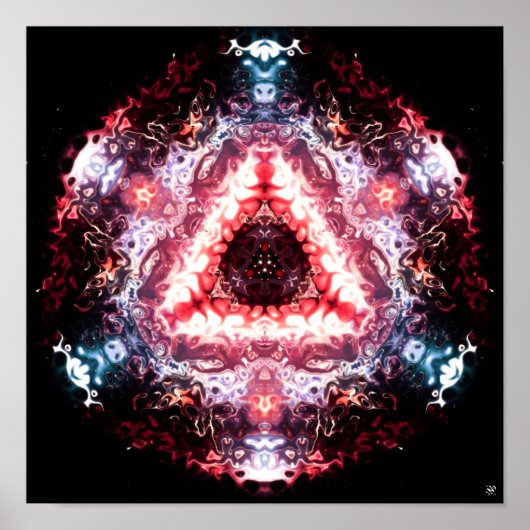 Space Bio Portal v1 - Patterns pareidolia Poster (Vorne)