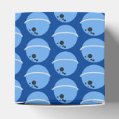 Space Birthday Alien Themed Blue Favor Box Geschenkschachtel (Oben)
