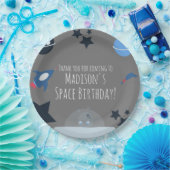 Space Birthday Alien Themed Blue Paper Teller (Party)