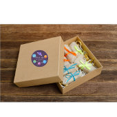 Space Birthday Danke, Aufkleber