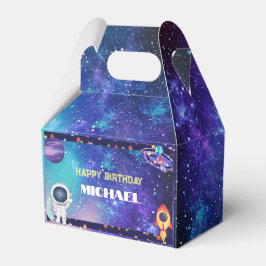 Space Birthday Geschenkschachtel