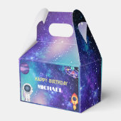 Space Birthday Geschenkschachtel (Rückseite)