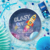 Space Birthday Pappteller (Party)