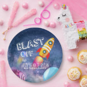 Space Birthday Pappteller (Party)