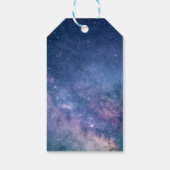 Space Birthday Vielen Dank Geschenkanhänger (Rückseite)