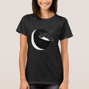 Space Blimp Halbmond Kühe (Farboptionen verfügb T-Shirt