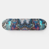 Space blue pouring persoonlijk skateboard (Horizontal)
