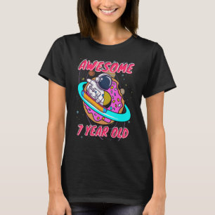 Space Boy Astronaut Phantastisch im Alter von 7 Ja T-Shirt