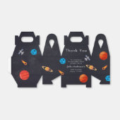 Space Boy Planets Niedlich Astronaut Baby Dusche Geschenkschachtel (Ungefaltet)