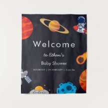 Space Boy Planets Niedlich Astronaut Baby Dusche