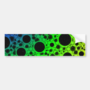 Space Bubble Spots - Rainbow PBGYO Autoaufkleber