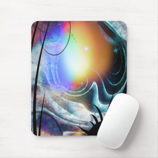 Space Bug View Mousepad (Mit Mouse)