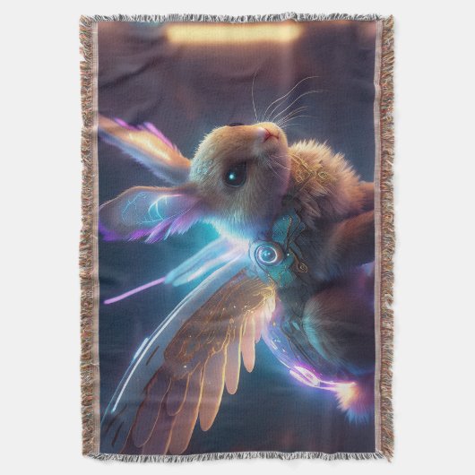 Space Bunny Decke (Vorderseite Vertikal)