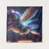 Space Bunny Wandteppich (Vorderseite (Horizontal))